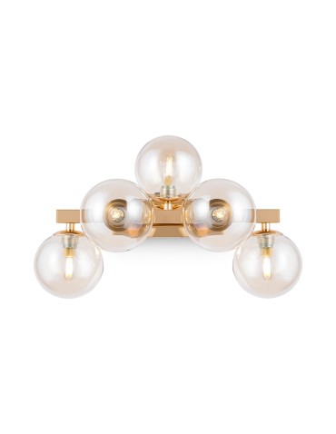 Maytoni Dallas 5xG9 28W wall lamp MOD547WL-05G gold