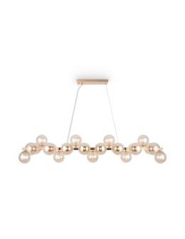 Maytoni Dallas 25xG9 28W wisząca MOD547PL-25G złoty