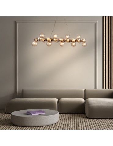 Maytoni Dallas 25xG9 28W pendant MOD547PL-25G gold - product 2