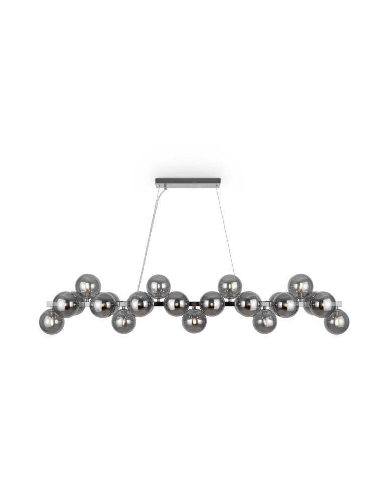 Pendant lamps spheres - Maytoni Dallas 25xG9 28W pendant MOD547PL-25CH chrome - product kolory-swiatla.pl 4