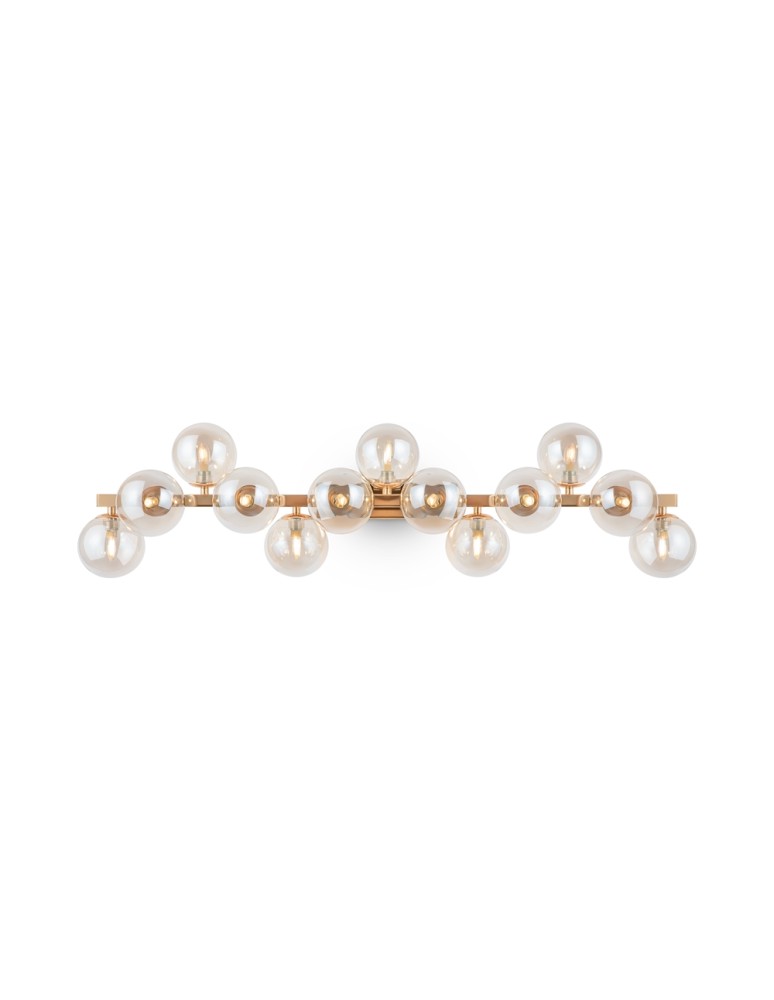 Glamour wall lamps - Maytoni Dallas 13xG9 28W wall lamp MOD547WL-13G gold - product kolory-swiatla.pl 1