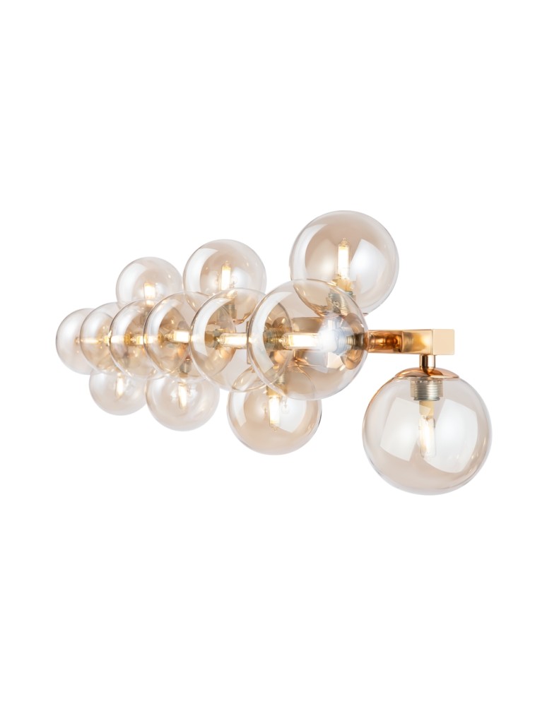 Glamour wall lamps - Maytoni Dallas 13xG9 28W wall lamp MOD547WL-13G gold - product kolory-swiatla.pl 2