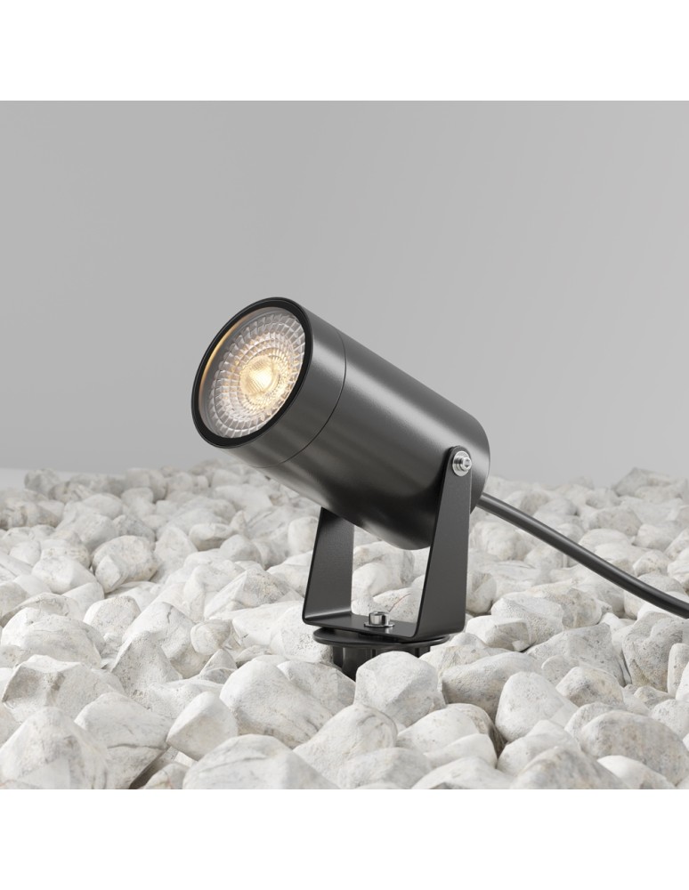 Garden lamps driven into the ground (with wedge) - Maytoni Scope Outdoor/Garden GU10 1x20W Black O025FL-01B - product kolory-swiatla.pl 4