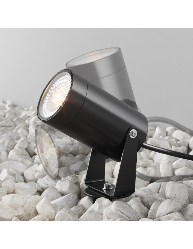 Garden lamps driven into the ground (with wedge) - Maytoni Scope Outdoor/Garden GU10 1x20W Black O025FL-01B - product kolory-swiatla.pl 3