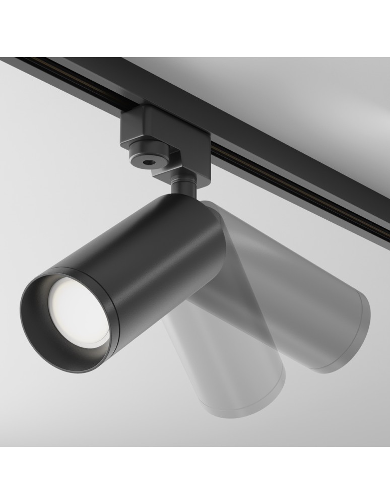Track lighting - Maytoni Spotlight 1xGU10 50W for busbar Maytoni TR004-1-GU10-B black - product kolory-swiatla.pl 3