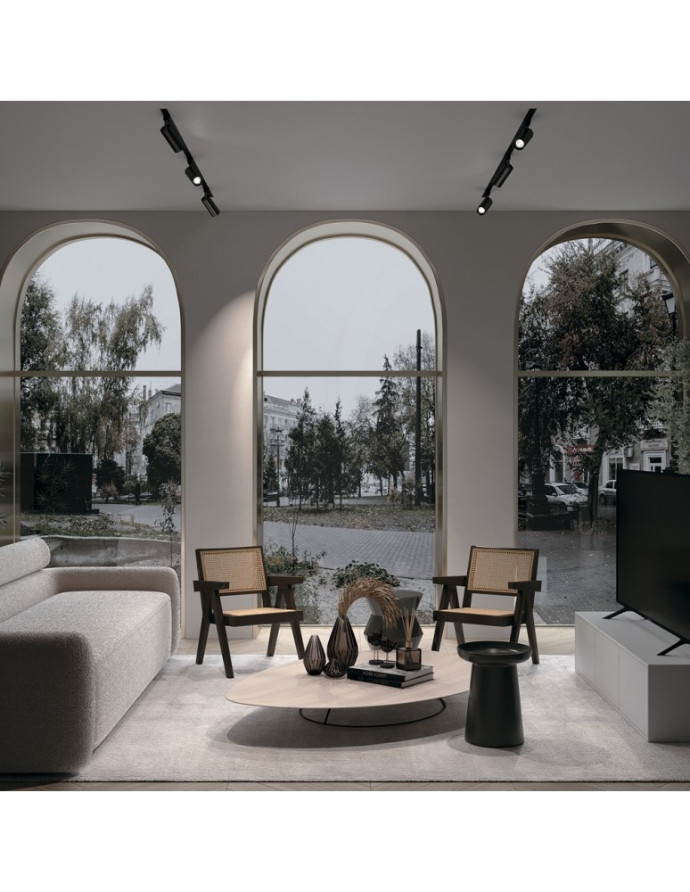 Track lighting - Maytoni Spotlight 1xGU10 50W for busbar Maytoni TR004-1-GU10-B black - product kolory-swiatla.pl 2