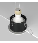 Flush-mounted hermetic lamps - Maytoni Zoom 1xGU10 50W IP65 flush mount DL032-2-01W white - product 6