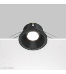 Flush-mounted lamps - pendants - Maytoni Zoom 1xGU10 50W flush mount DL032-2-01B black - product 3