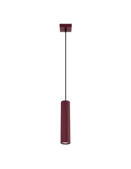 Sollux Lampa wisząca KARBON 1 burgund SL.1918
