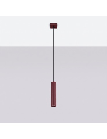 Sollux Lampa wisząca KARBON 1 burgund SL.1918 - product 2