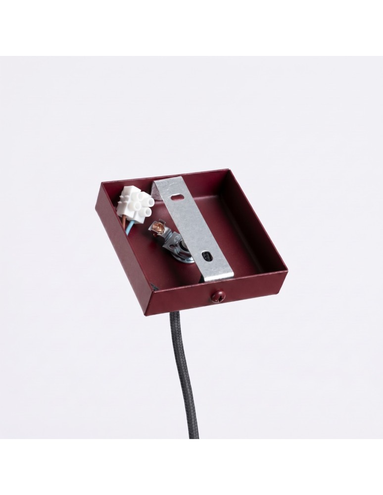 Sollux Lampa wisząca KARBON 1 burgund SL.1918