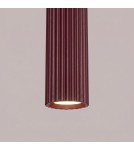 Sollux Lampa wisząca KARBON 1 burgund SL.1918