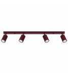 Sollux Plafon KARBON 4L burgund SL.1924