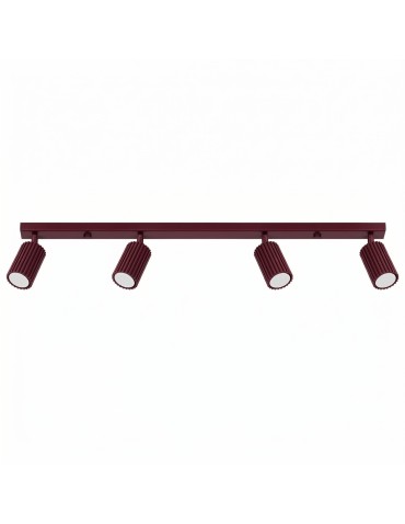 Sollux Plafon KARBON 4L burgund SL.1924