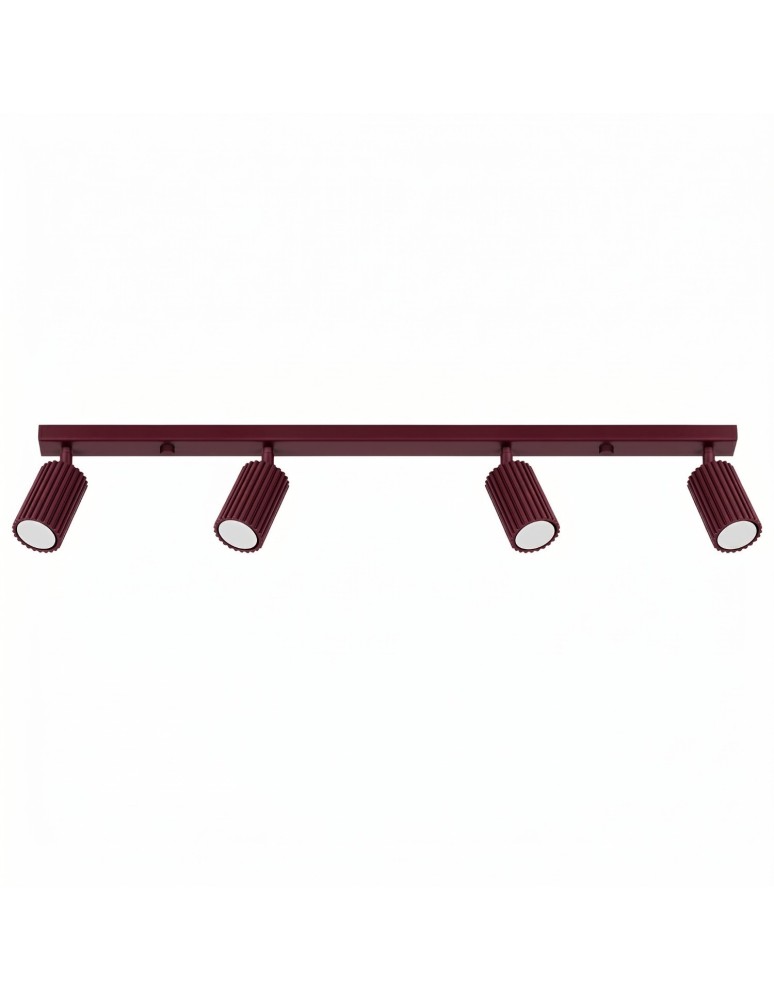 Sollux Plafon KARBON 4L burgund SL.1924