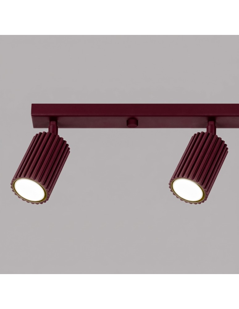 Sollux Plafon KARBON 4L burgund SL.1924