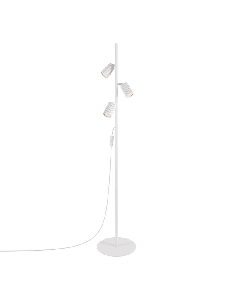 Sollux Lampa podłogowa KARBON 3 biała SL.2014