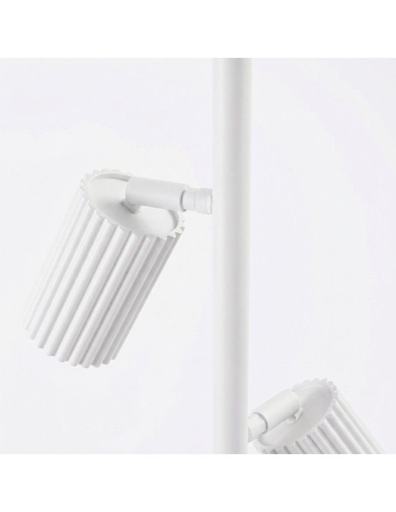 Sollux Lampa podłogowa KARBON 3 biała SL.2014