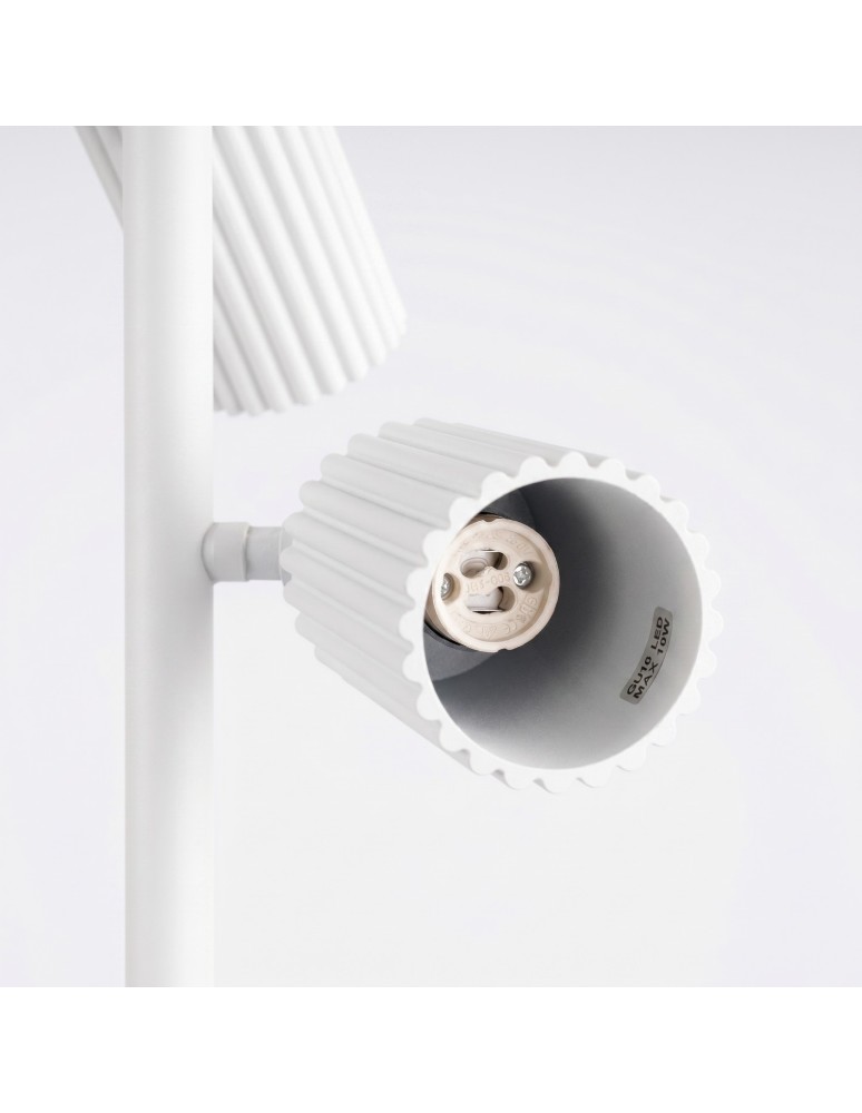 Sollux Lampa podłogowa KARBON 3 biała SL.2014