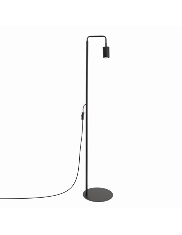 Sollux Lampa podłogowa KARBON 1 czarna SL.2015