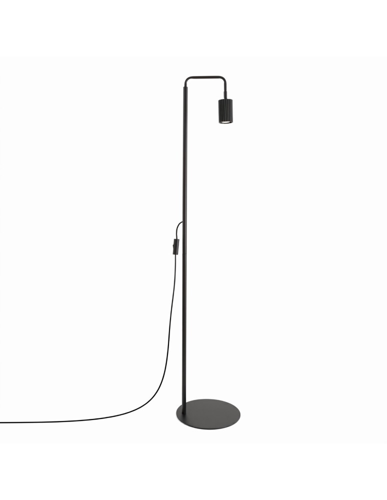 Sollux Lampa podłogowa KARBON 1 czarna SL.2015 Sollux Lampa podłogowa KARBON 1 czarna SL.2015