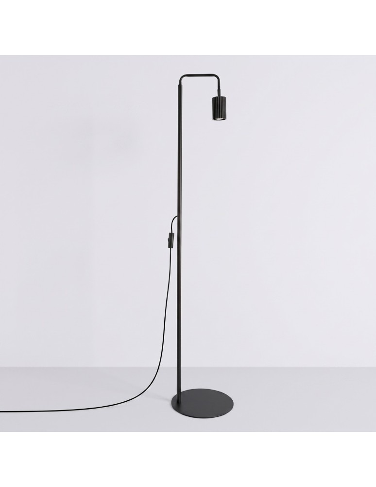 Sollux Lampa podłogowa KARBON 1 czarna SL.2015 Sollux Lampa podłogowa KARBON 1 czarna SL.2015