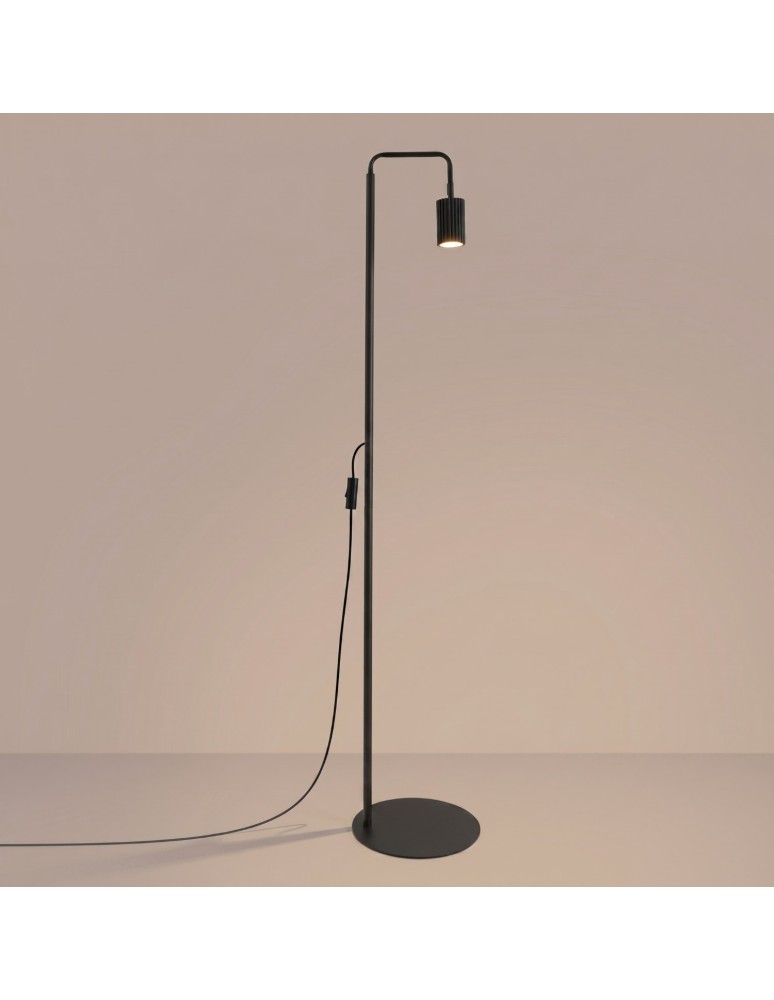 Sollux Lampa podłogowa KARBON 1 czarna SL.2015 Sollux Lampa podłogowa KARBON 1 czarna SL.2015
