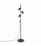 Sollux Lampa podłogowa KARBON 3 czarna SL.2016