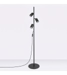 Sollux Lampa podłogowa KARBON 3 czarna SL.2016