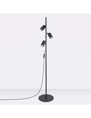 Sollux Lampa podłogowa KARBON 3 czarna SL.2016 - product 2