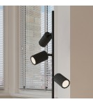 Sollux Lampa podłogowa KARBON 3 czarna SL.2016