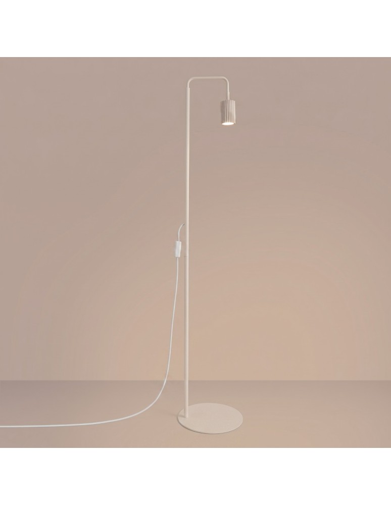Sollux Lampa podłogowa KARBON 1 beżowa SL.2017 Sollux Lampa podłogowa KARBON 1 beżowa SL.2017