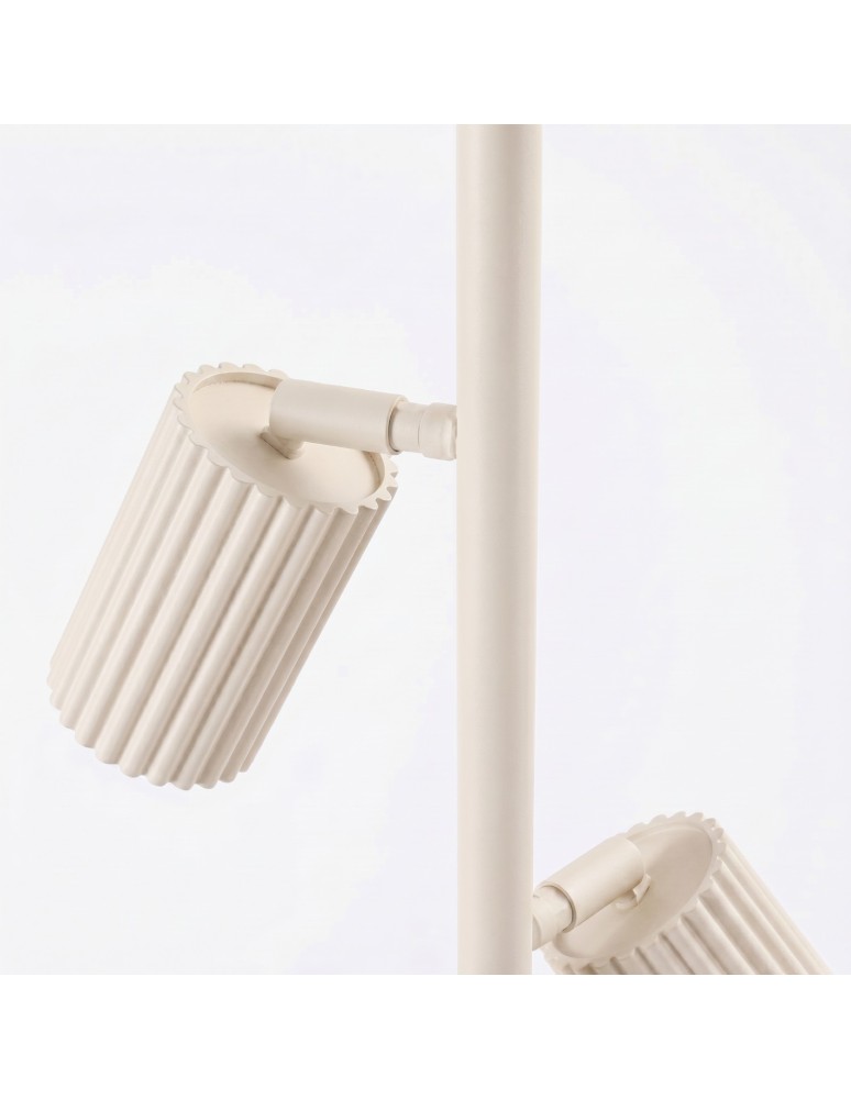 Sollux Lampa podłogowa KARBON 3 beżowa SL.2018