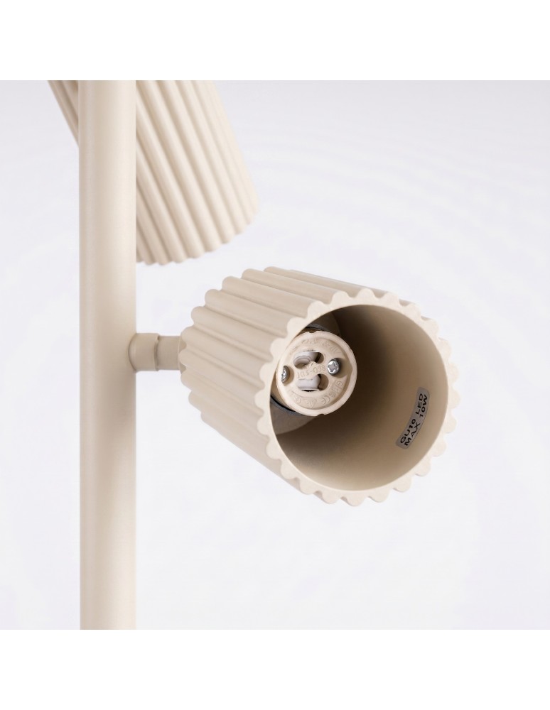 Sollux Lampa podłogowa KARBON 3 beżowa SL.2018