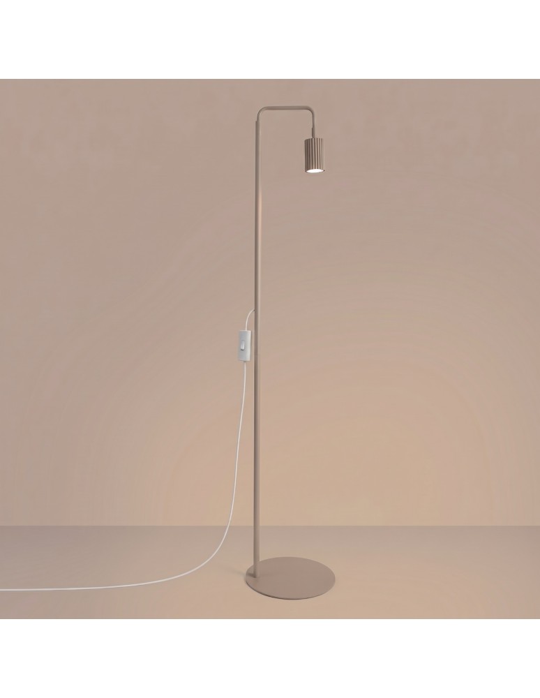 Sollux Lampa podłogowa KARBON 1 taupe SL.2019