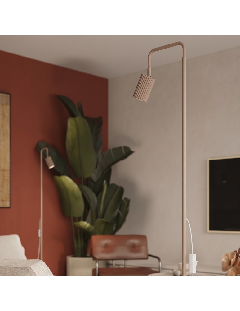 Sollux Lampa podłogowa KARBON 1 taupe SL.2019