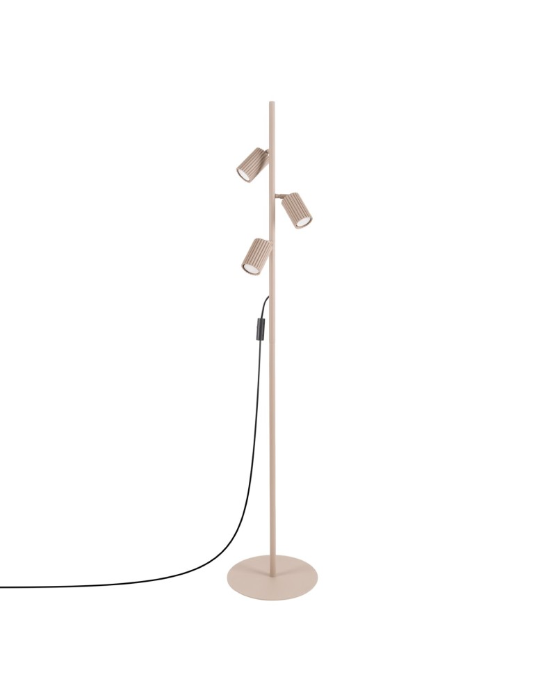 Sollux Lampa podłogowa KARBON 3 taupe SL.2020