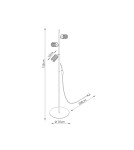 Sollux Lampa podłogowa KARBON 3 taupe SL.2020