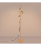 Sollux Lampa podłogowa KARBON 3 złota SL.2022