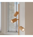 Sollux Lampa podłogowa KARBON 3 złota SL.2022