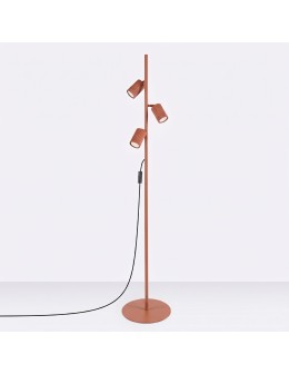 Sollux Lampa podłogowa KARBON 3 ochra czerwona SL.2024 - product 2