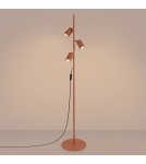 Sollux Lampa podłogowa KARBON 3 ochra czerwona SL.2024
