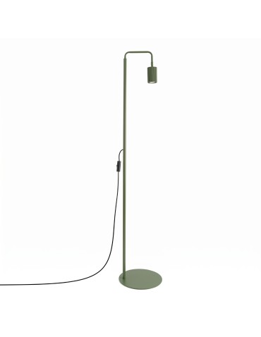 Sollux Lampa podłogowa KARBON 1 zielona oliwka SL.2025
