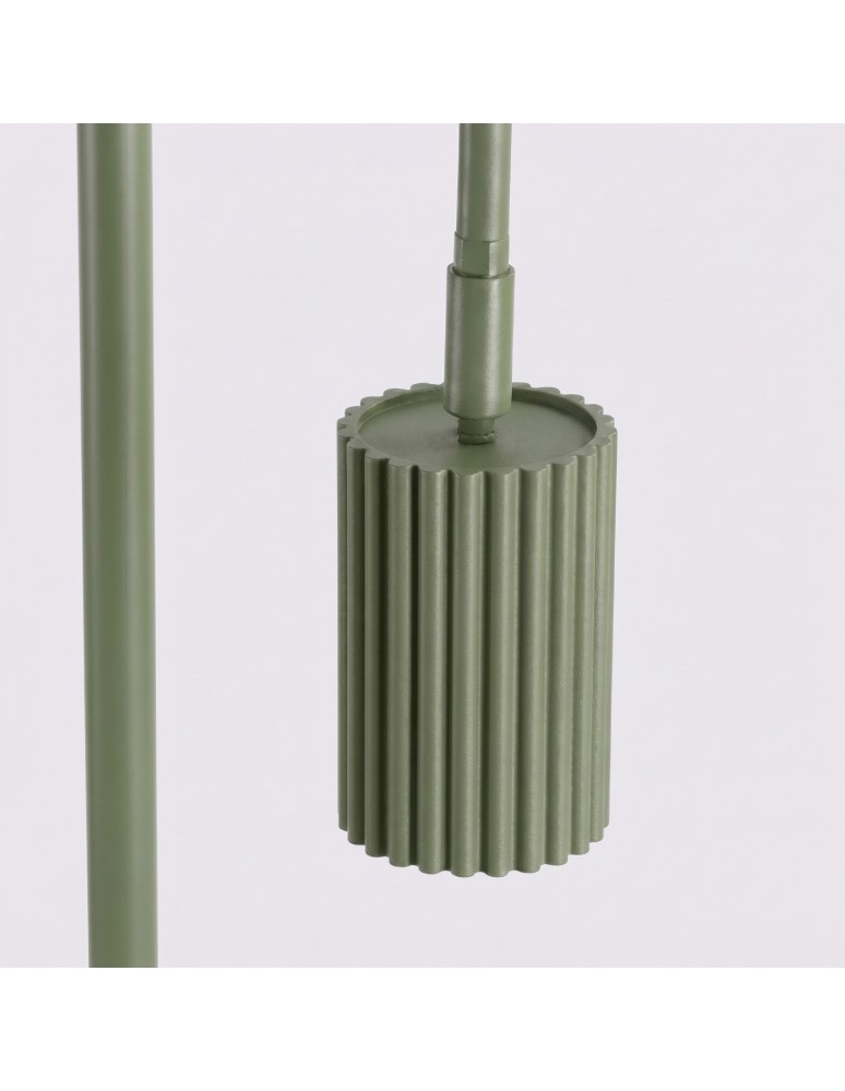 Sollux Lampa podłogowa KARBON 1 zielona oliwka SL.2025