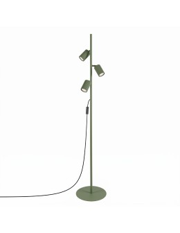 Sollux Lampa podłogowa KARBON 3 zielona oliwka SL.2026