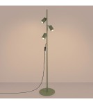 Sollux Lampa podłogowa KARBON 3 zielona oliwka SL.2026