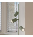 Sollux Lampa podłogowa KARBON 3 zielona oliwka SL.2026