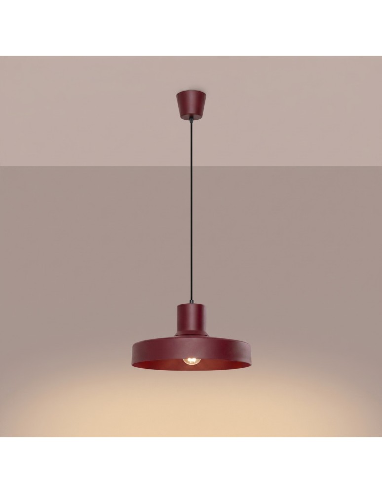 Sollux Lampa wisząca BILO burgund SL.2052