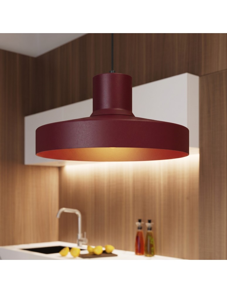 Sollux Lampa wisząca BILO burgund SL.2052