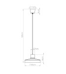 Sollux Lampa wisząca BILO ultramaryna SL.2053